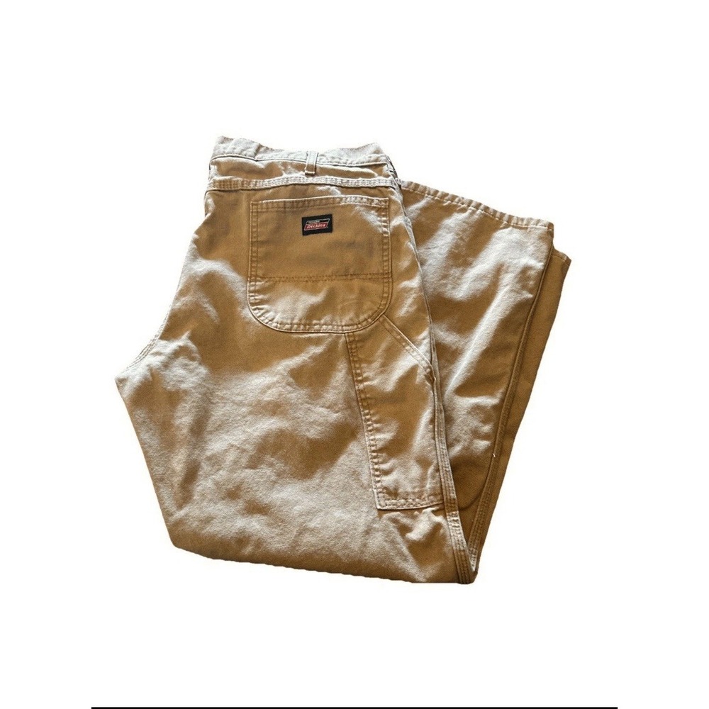 Dickies Men's Carpenter Pants 38Wx30L‎ Actual 37Wx29L Canvas Duck Heavyweight